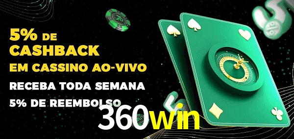 Promoções do cassino ao Vivo 360win